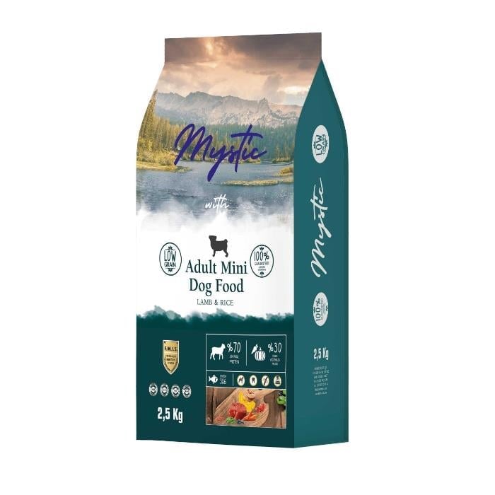 Mystic Az Tahıllı Kuzulu 2.5 Kg Mini Yetişkin Kuru Köpek Maması main variant image