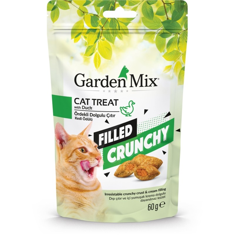 GARDENMİX ÖRDEKLİ İÇİ DOLGULU KEDİ ÖDÜLÜ 60GR