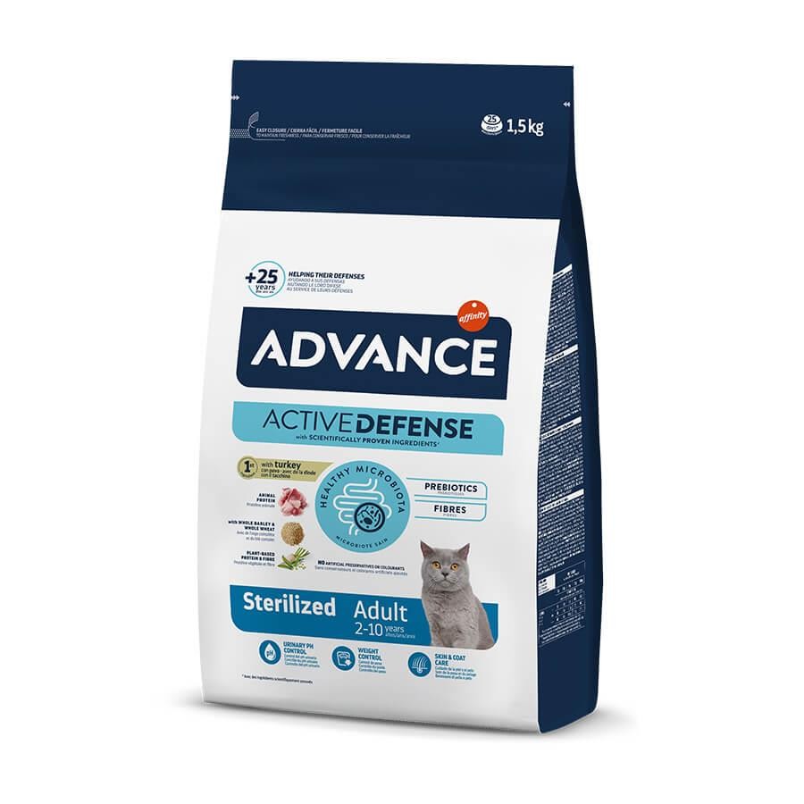 ADVANCE CAT STERILIZED TURKEY 1,5 KG