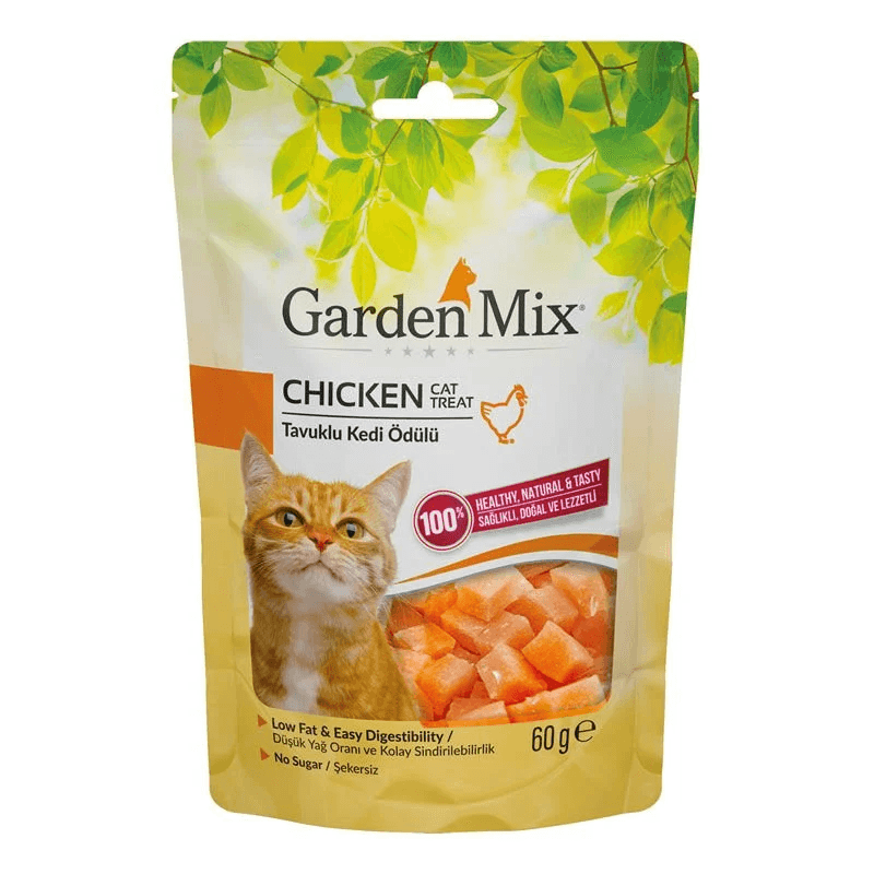 GARDEN MIX TAVUKLU KEDİ ÖDÜLÜ 60 GR
