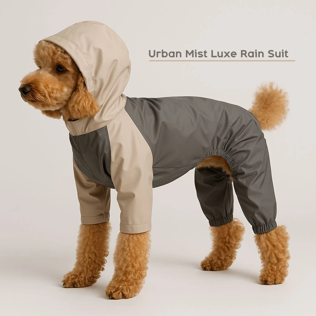 Urban Mist Luxe Rain Suit - Kedi & Köpek Yağmurluk & Rüzgarlığı image