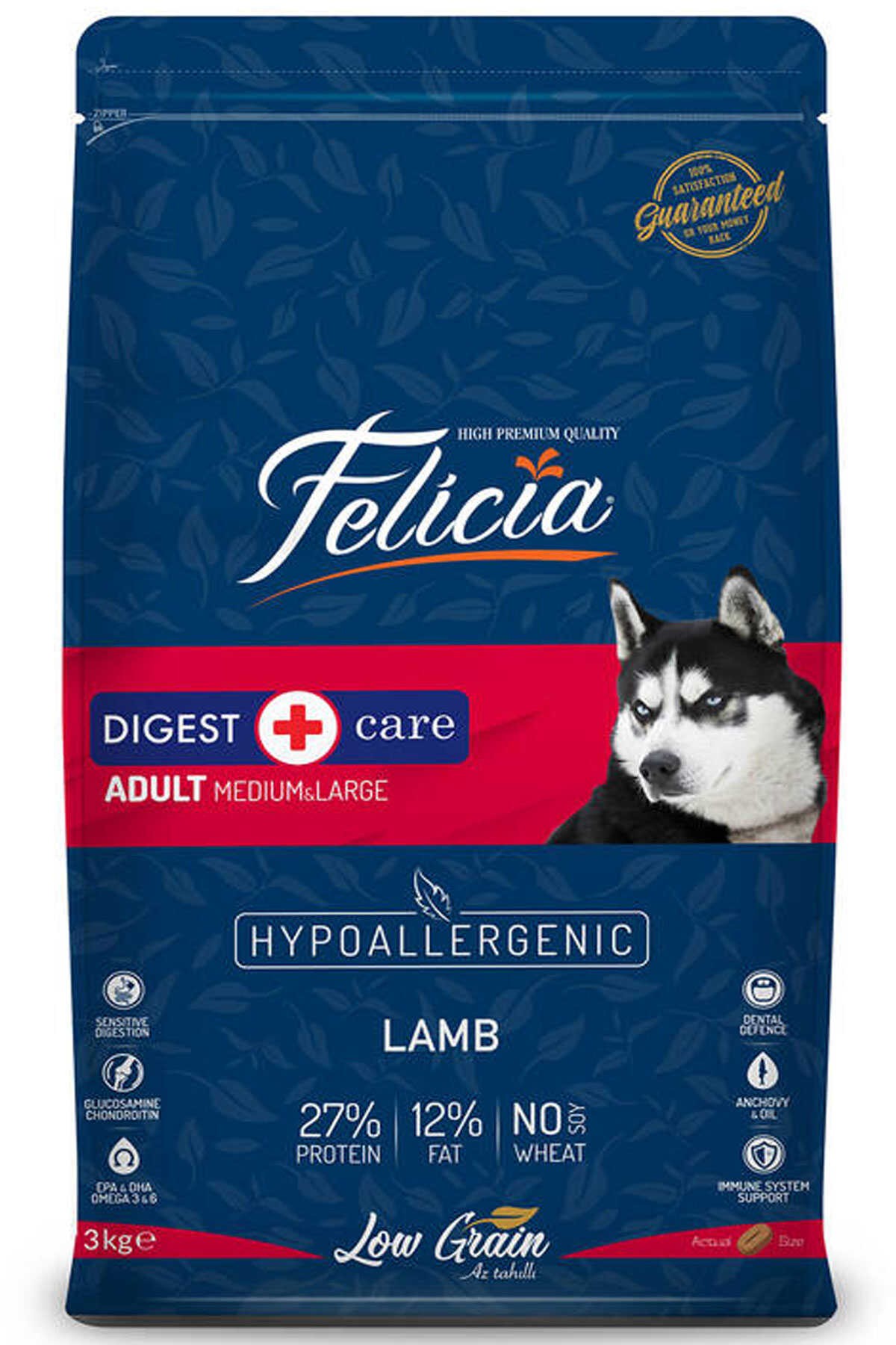 Felicia - Digest Adult Lamb Medium & Large ( 3 KG )