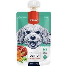 Wanpy - Dog Tasty Meat Paste Beef Carro & Pea ( 90gr )