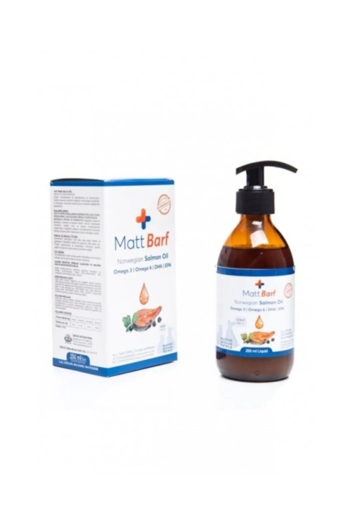 MATTBARF SALMON OIL (Somon Yağı) 250ML (MEDI024)