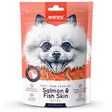 Wanpy - Soft Oven - Roasted Salmon & Fish Skin Bites ( 100 gr )