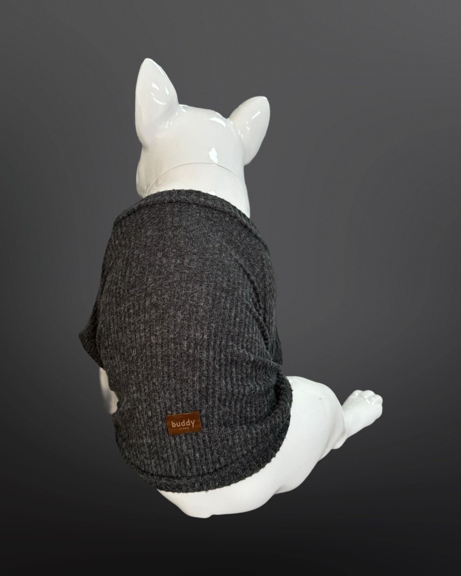 Kedi & Köpek Kıyafeti T-shirt - Muline Serisi Gri T-Shirt