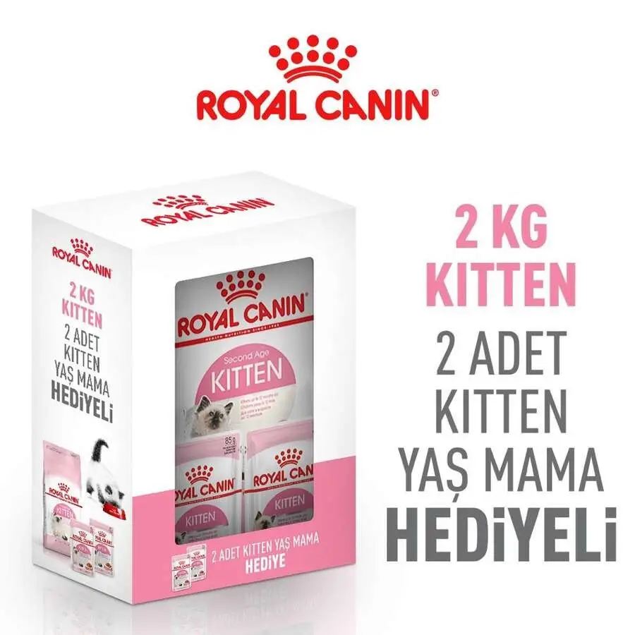 Royal Canin Yavru Kedi Maması 2 kg+2x85 gr Pouch Hediyeli image