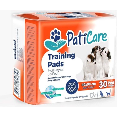 PatiCare Kaydırmaz Kırmızı Bantlı Evcil Hayvan Çiş Pedi 60x90 30' Lu (0043) main variant image