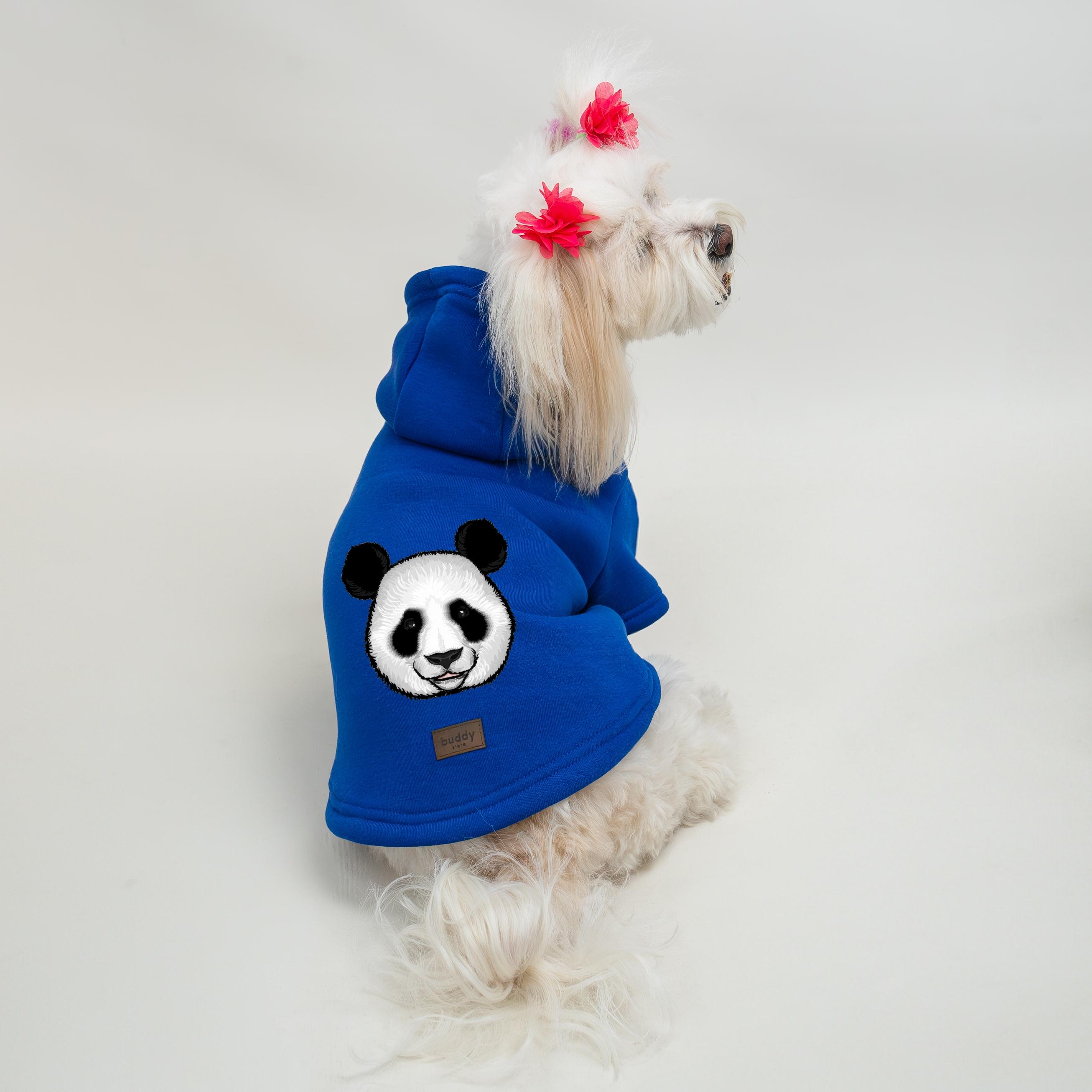 Saks Mavisi Sweatshirt Hoodie B2B (5'li Set) S-M-L-XL-2XL - Saks Mavisi Panda