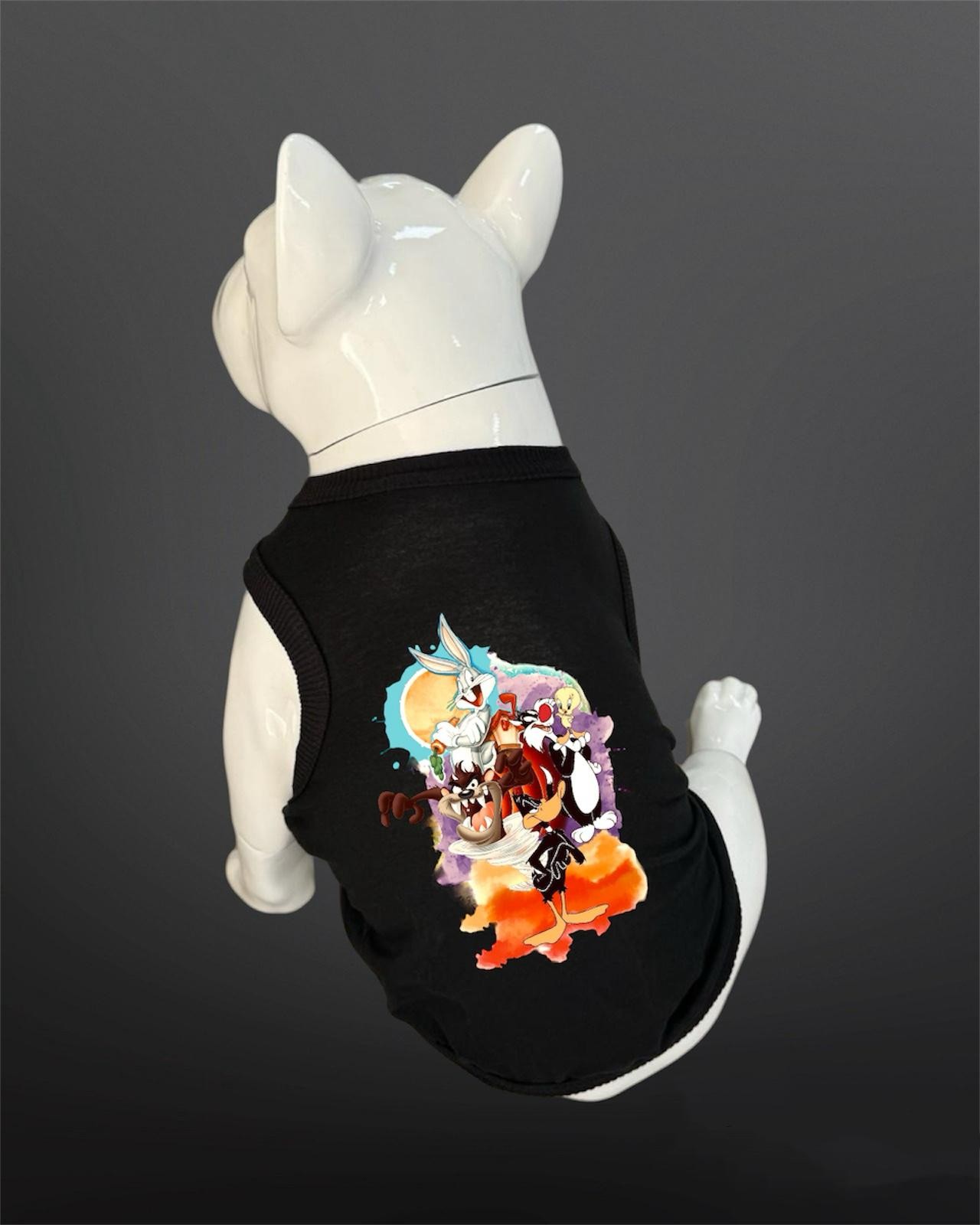 Siyah Atlet B2B (5'li Set) S-M-L-XL-XXL - Siyah Çizgi Film