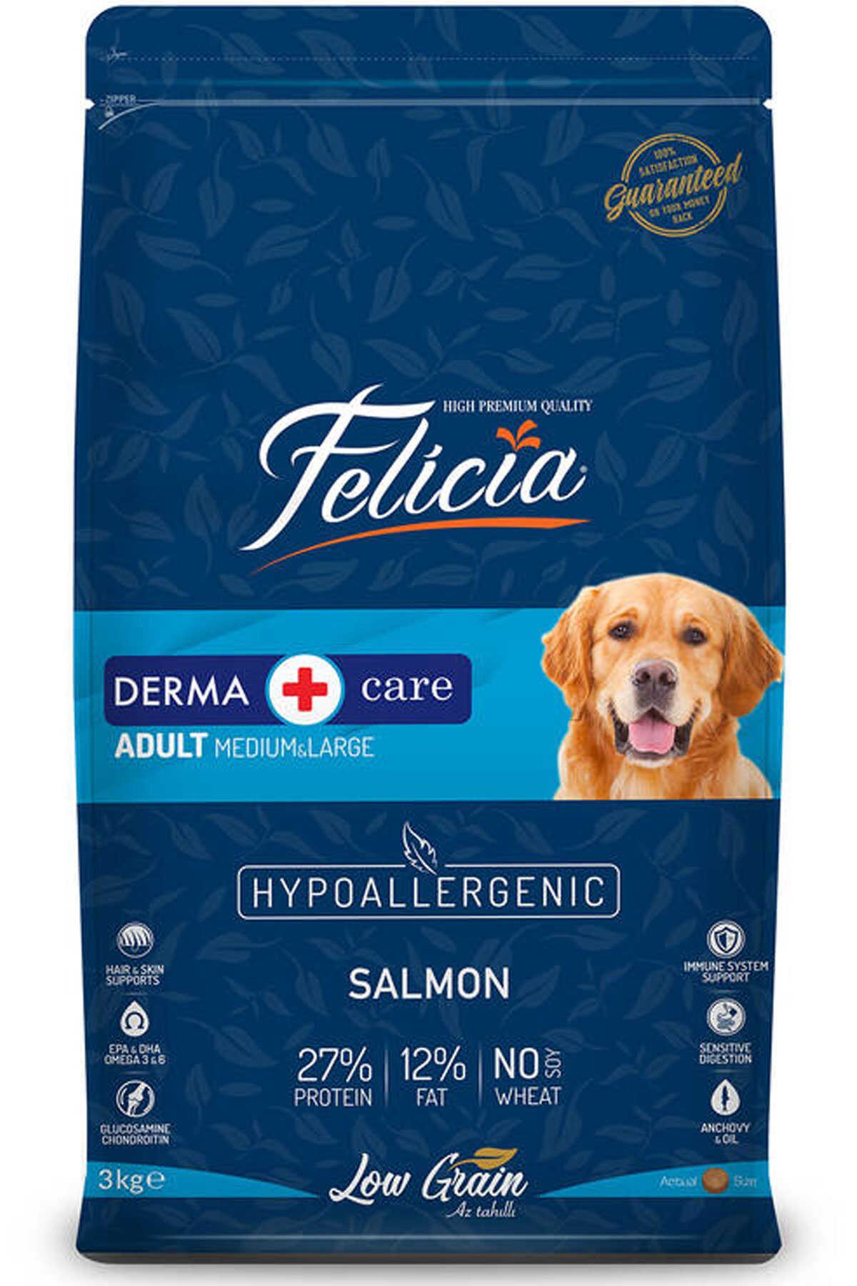Felicia - Derma Adult Salmon Medium & Large ( 3 KG )