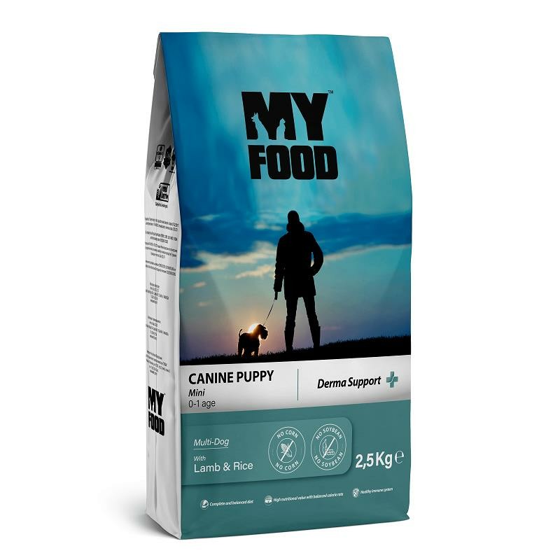 My Food Köpek Maması 2.5 KG - Yavru Köpek Mini Kuzu & Pirinç