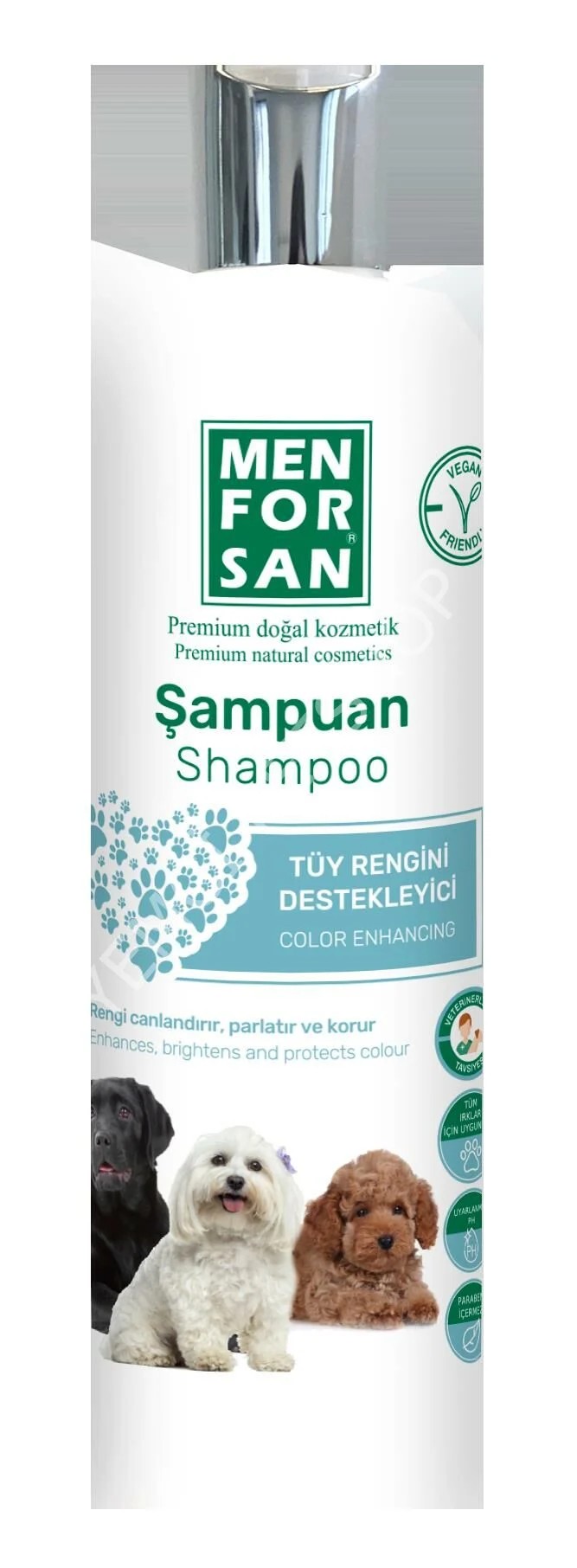 MENFORSAN TÜY RENGİNİ DESTEKLEYİCİ KÖPEK ŞAMPUANI 300 ML
