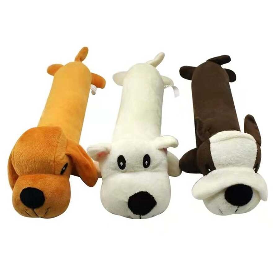 Cans Peluş Yatan Köpek Oyuncak 1 Adet
