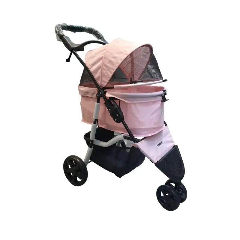 TOMMY EVCİL HAYVAN ARABASI 86x46x94,5CM PEMBE MAX 15 KG