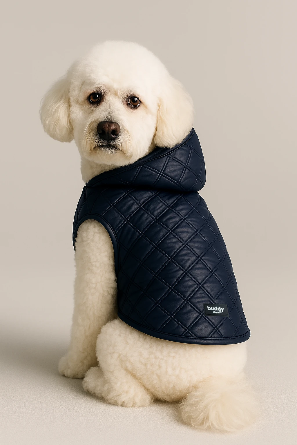  İçi Polarlı Kapitone Kedi ve Köpek Montu – Soğuk Havalar İçin Sıcak ve Şık Koruma (XS-S-M-L-XL) B2B - Lacivert