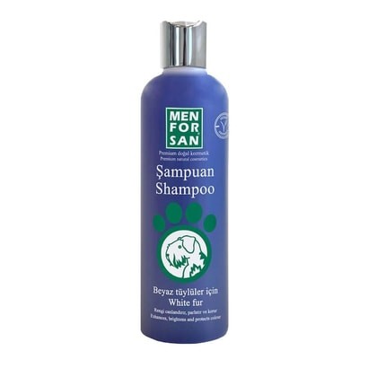 MENFORSAN BEYAZ TÜYLÜLERE ÖZEL KÖPEK ŞAMPUANI 300 ML