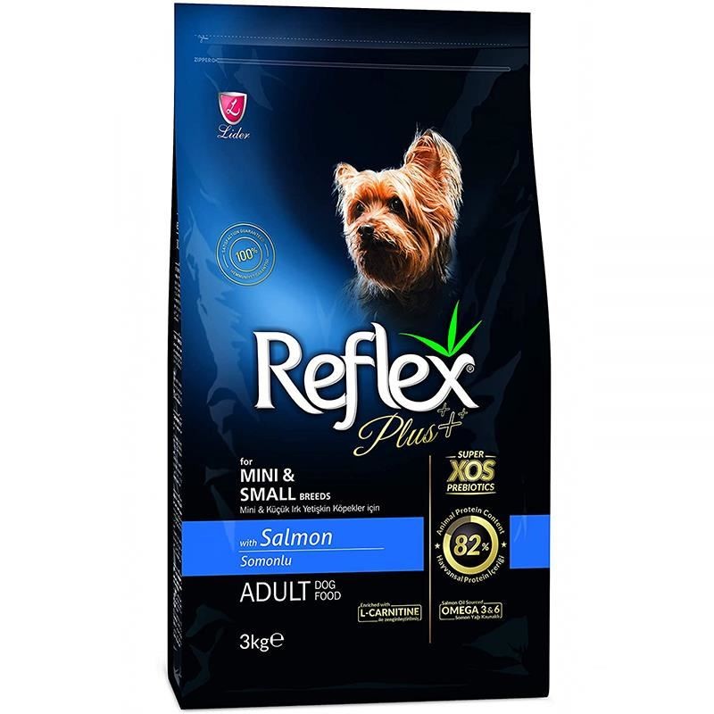 REFLEX PLUS DOG MİNİ SMALL ADULT 3 KG salmon
