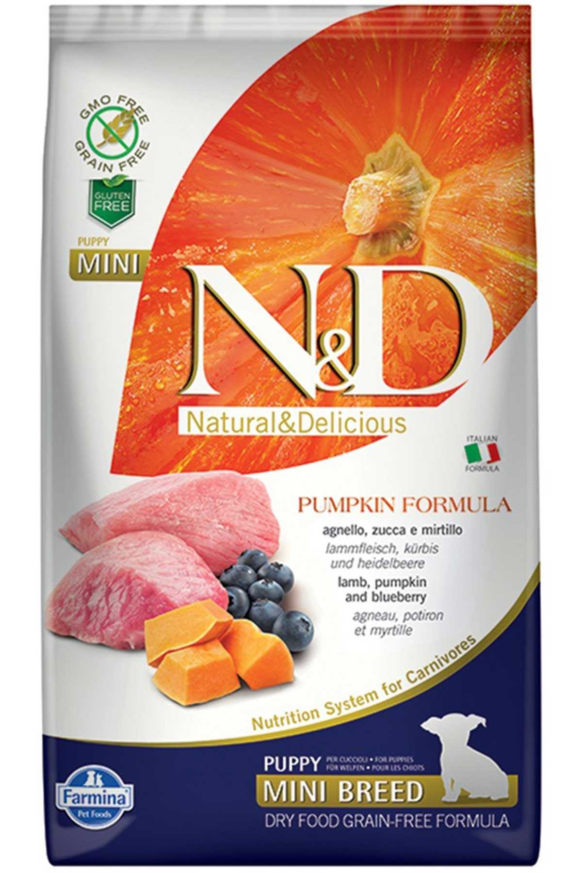 N&D -  Pumpkin Lamb, Pumpkin and Blueberry Recipe ( 2.5 KG ) (PND025852S)