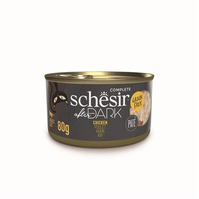 Schesir After Dark Pate Tavuk Yetişkin Kedi Konservesi 80gr