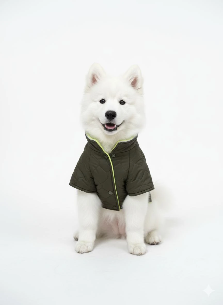 Olive Shield Haki Yeşil Köpek Montu