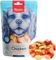 Wanpy - Oven - Roasted Chicken Jerky & Biscuit Twists ( x gr )