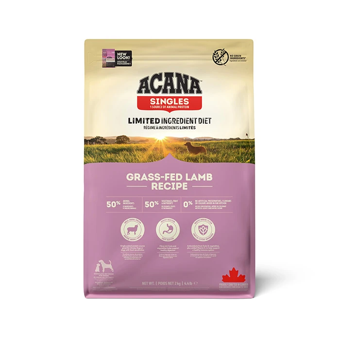 Acana Grass-Fed Lamb Kuzu Etli Elmalı Köpek Maması 2 Kg image