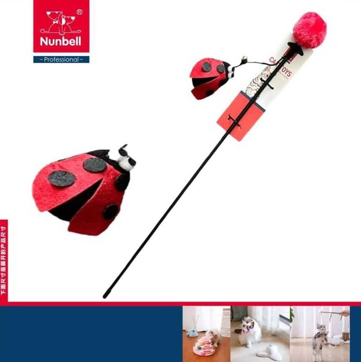 Uğur Böceği Kedi Oyun Oltası