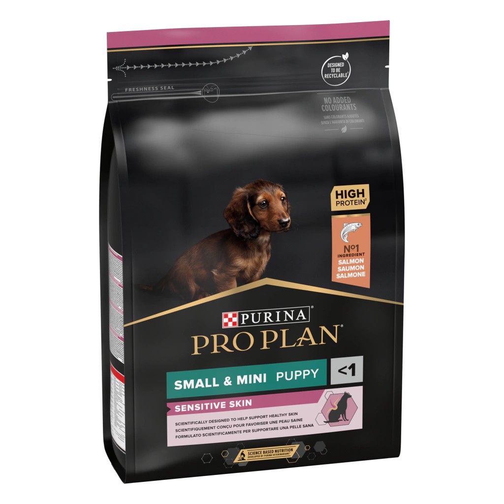 Pro Plan Small Sensitive Skin Somonlu ve Pirinçli Küçük Irk Yavru Köpek Maması 3 kg