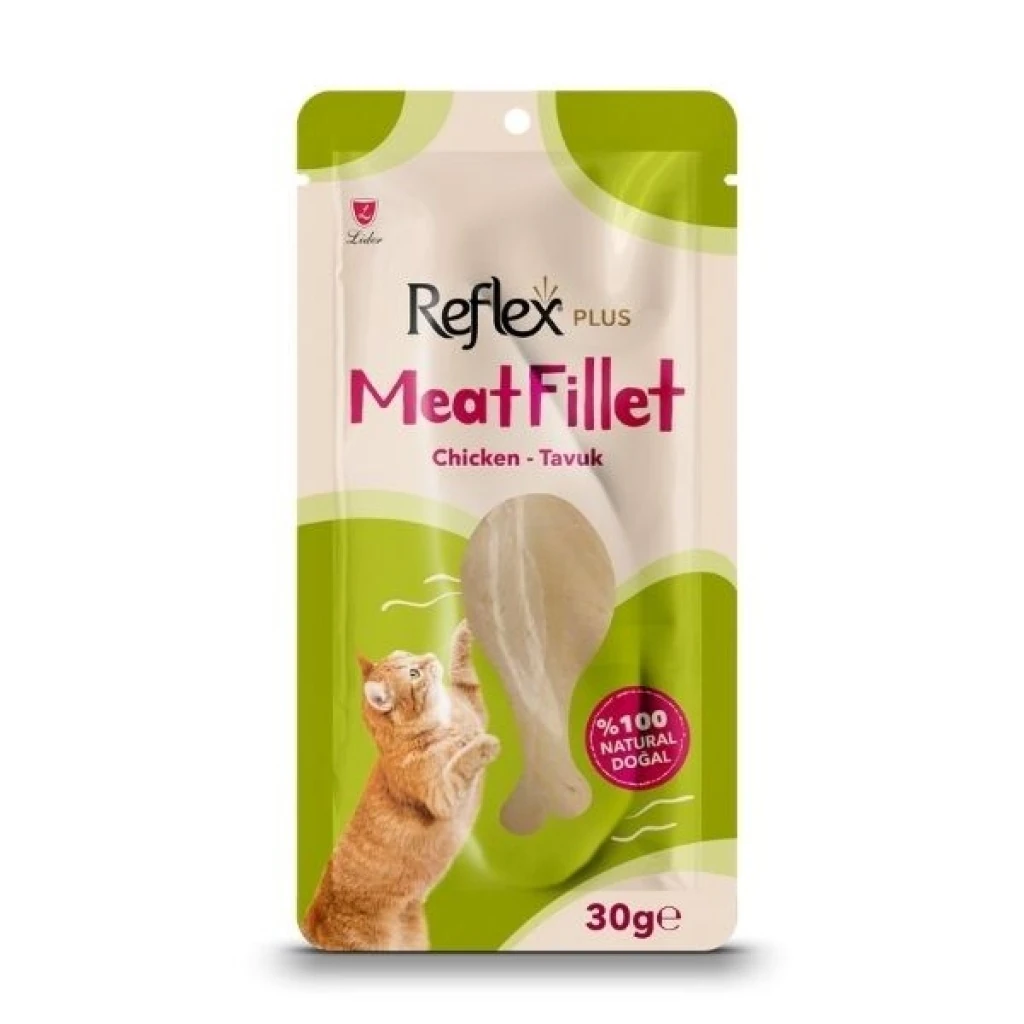 Reflex Plus Natural Tavuk Fileto Kedi Ödül Maması 30gr image