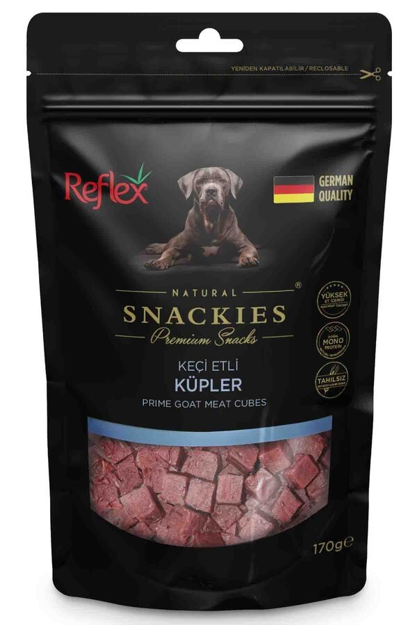 REFLEX SNACKIES KEÇİ ETLİ KÜPLER 170 G