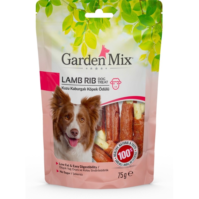 GARDEN MİX KEMİK ŞEKİLLİ DANA ETLİ KÖPEK ÖDÜLÜ 75 75 GR