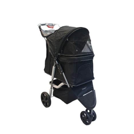 TOMMY EVCİL HAYVAN ARABASI 80x46x99CM SİYAH MAX 15 KG