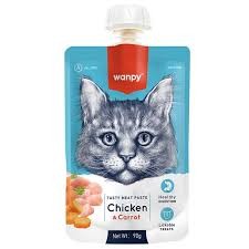 Wanpy - Tasty Meat Paste Chicken & Carrot ( 90gr )