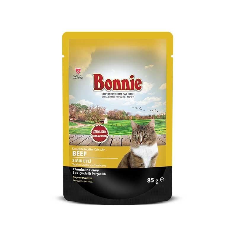 BONNIE KONSERVE POUCH STERİLİZE BİFTEK 85 GR