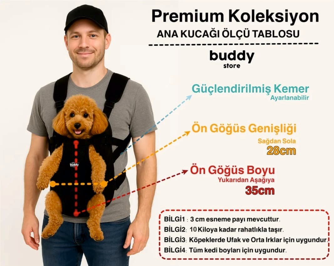 Ana kucağı - Kedi ve Köpekler için Kanguru Model