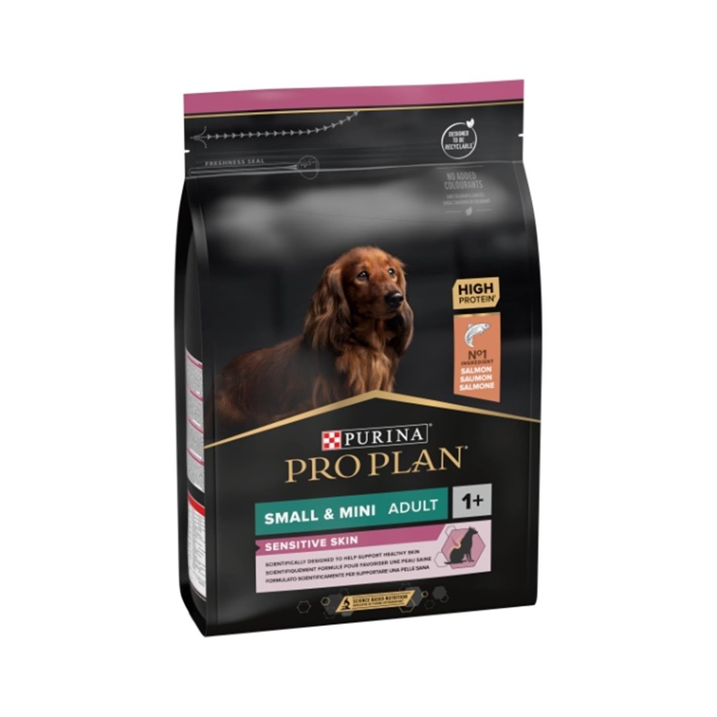 Pro Plan Small&Mini Sensitive Skin Somonlu ve Pirinçli Küçük Irk Yetişkin Köpek Maması 3 kg