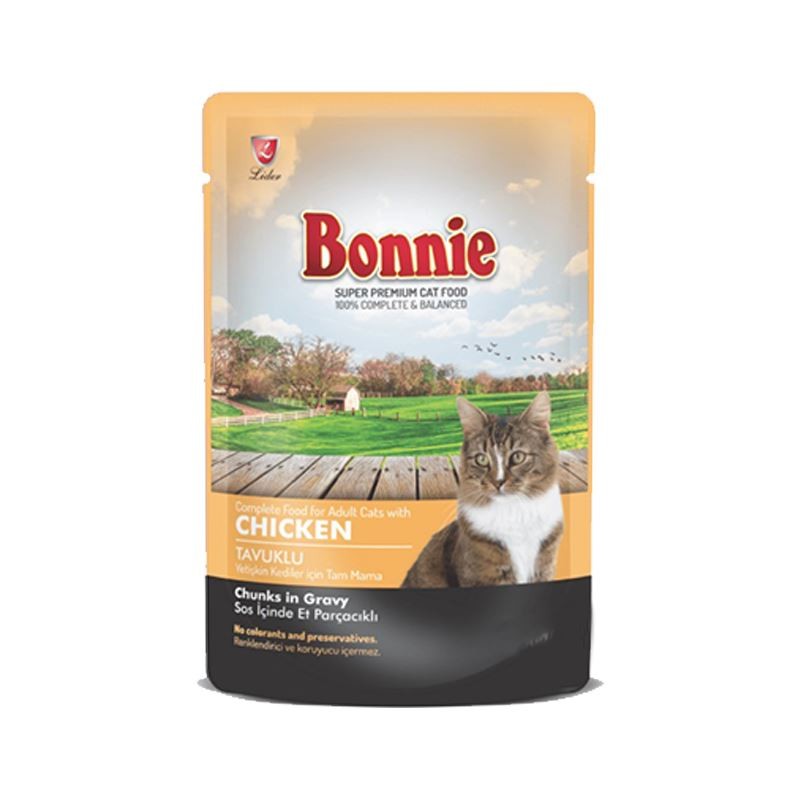BONNIE KONSERVE POUCH TAVUK 85 GR