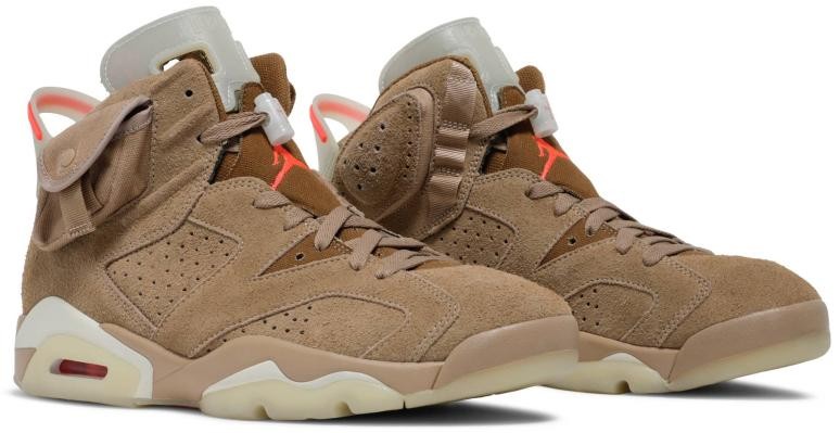 Travis Scott x Air Jordan 6 Retro British Khaki