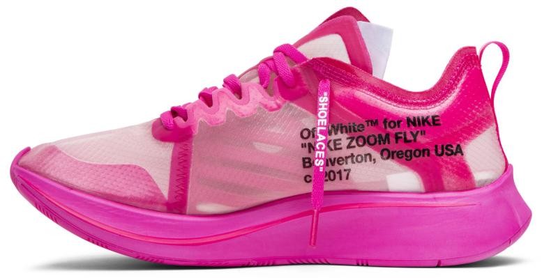 Off-White x Zoom Fly SP Tulip Pink