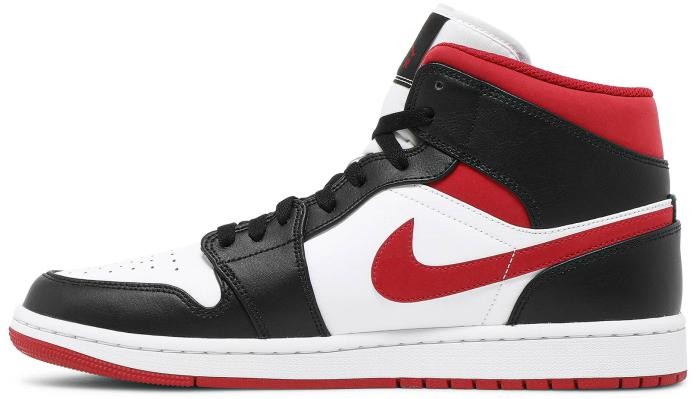 Air Jordan 1 Mid Black Gym Red