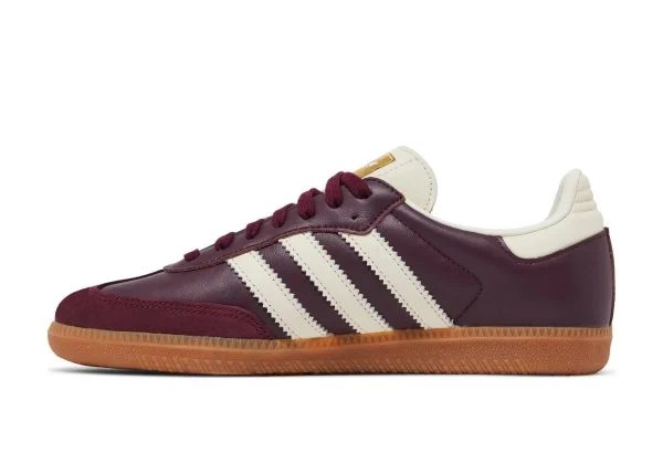 adidas Samba OG Maroon Gold Metallic