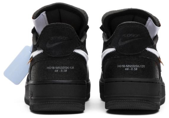  Off-White x Air Force 1 Low Black