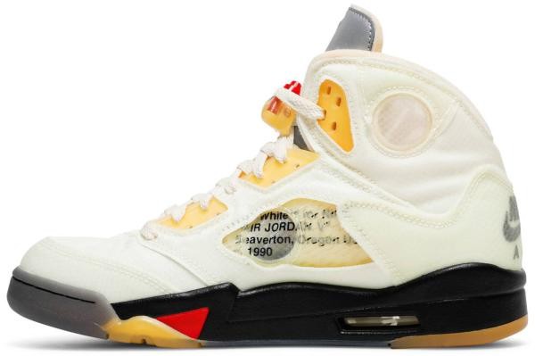 Off-White x Air Jordan 5 SP Sail