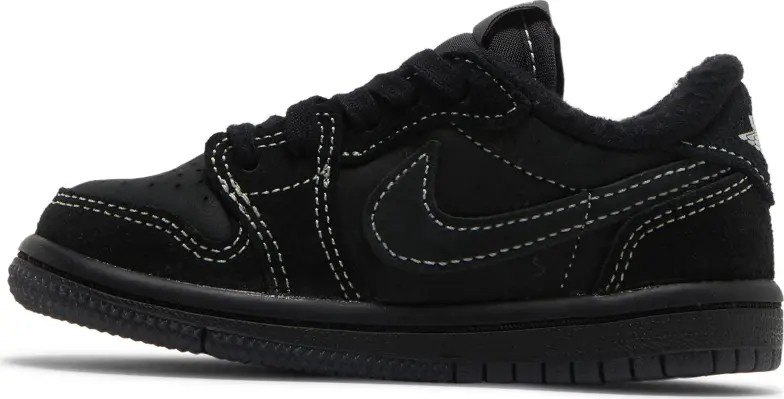 Travis Scott x Air Jordan 1 Low OG SP Black Phantom (TD)