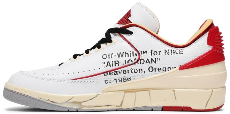 Off-White x Air Jordan 2 Retro Low SP White Varsity Red