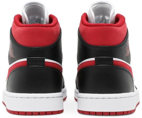 Air Jordan 1 Mid Black Gym Red