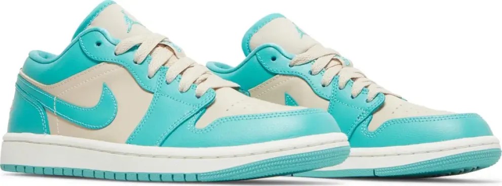 Air Jordan 1 Low Tropical Teal Sandy Beige (W)