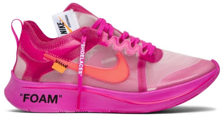 Off-White x Zoom Fly SP Tulip Pink