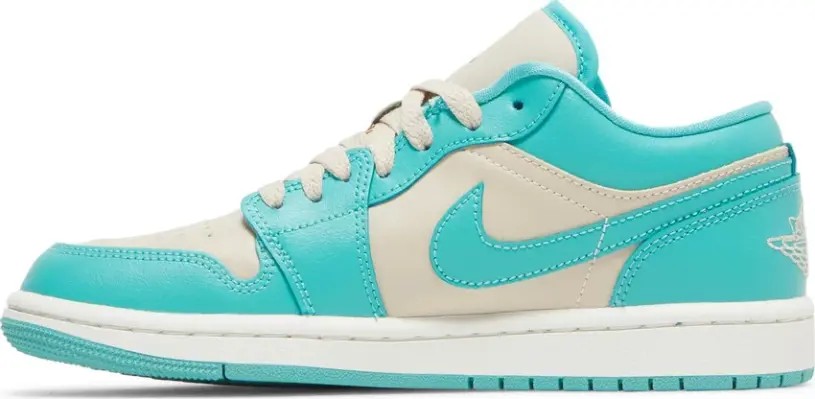 Air Jordan 1 Low Tropical Teal Sandy Beige (W)